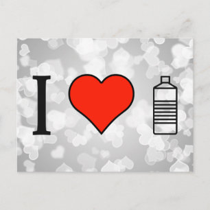 I Liebe Hydrating Postkarte
