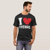 I Liebe Hyenas T-Shirt (Vorne ganz)