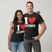 I Liebe Hyenas T-Shirt (Unisex)