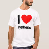 i Liebe hyphens T-Shirt (Vorderseite)