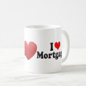 I Liebe-Hypotheken Kaffeetasse (VorderseiteRechts)