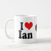 I Liebe Ian Kaffeetasse (Links)