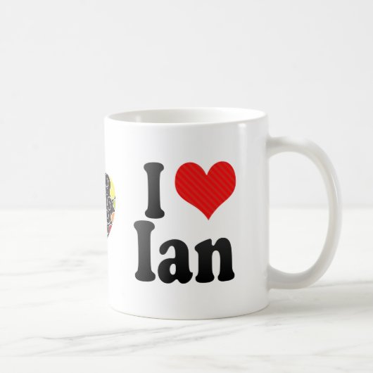 I Liebe Ian Kaffeetasse (Rechts)