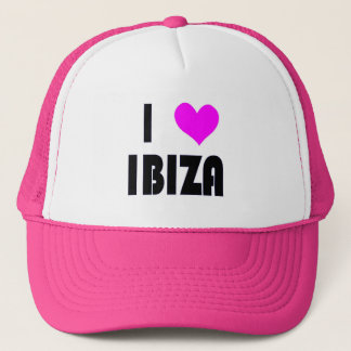 I Liebe Ibiza Hut Truckerkappe