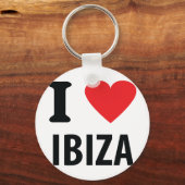 I Liebe Ibiza Icon Schlüsselanhänger (Vorderseite)
