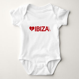 I Liebe Ibiza Insel-Baby-Shirt Baby Strampler