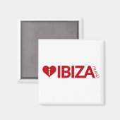 i Liebe Ibiza Island Originelle Souvenirs. Magnet (Vorderseite/Rückseite)