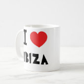 I Liebe Ibiza Kaffeetasse (Vorderseite Links)