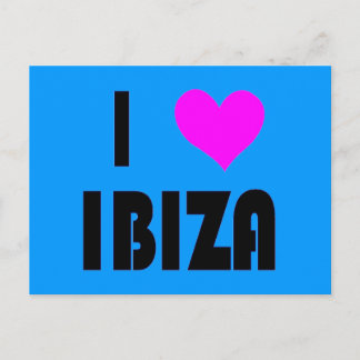 I Liebe Ibiza Postkarte