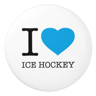 I LIEBE ICE HOCKEY KERAMIKKNAUF