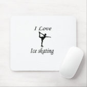 I Liebe Ice-Skaten Mousepad (Mit Mouse)