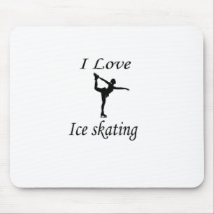 I Liebe Ice-Skaten Mousepad