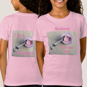 I Liebe Icecream Fun Herz Niedlich T-Shirt