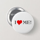 I LIEBE ICH! - Knopf Button (Vorne & Hinten)