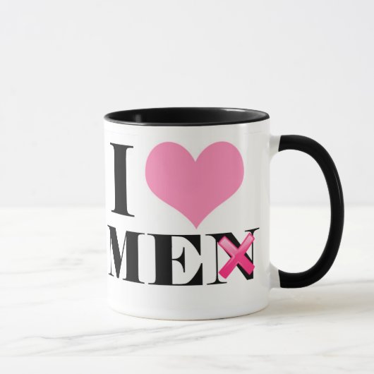 I Liebe ICH (Männer) Tasse (Rechts)