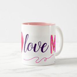 I Liebe Ich selbst elegant Zweifarbige Tasse