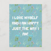 I Liebe Ich selbst Postkarte (Vorderseite)