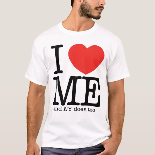 I Liebe ich (und NY tut auch) T-Shirt (Vorderseite)