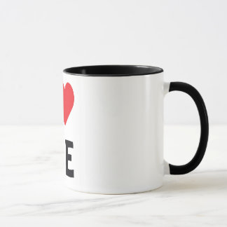 I Liebe ICH Wecker-Tasse Tasse