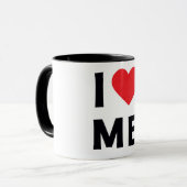 I Liebe ICH Wecker-Tasse Tasse (Vorderseite Links)