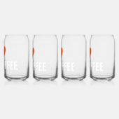 I Liebe Icted Coffee Drink Set Dosenglas (Hinten)