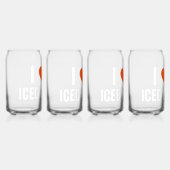 I Liebe Icted Coffee Drink Set Dosenglas (Vorderseite)