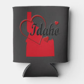 I Liebe Idaho Hearts Map Dosenkühler (Vorderseite)