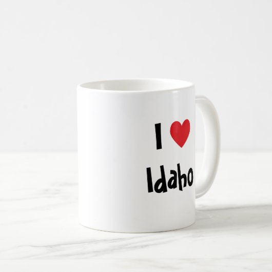 I Liebe Idaho Kaffeetasse (VorderseiteRechts)