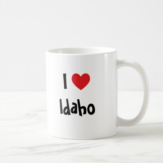 I Liebe Idaho Kaffeetasse (Rechts)