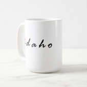 I Liebe Idaho Kaffeetasse (Vorderseite Links)