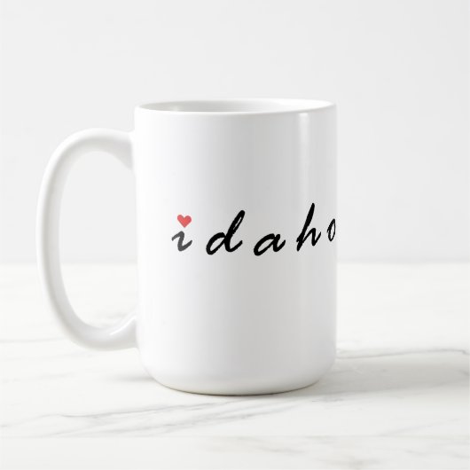I Liebe Idaho Kaffeetasse (Links)
