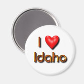 I Liebe Idaho Magnet (Vorderseite/Rückseite)