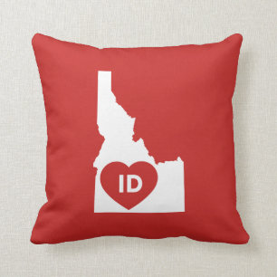 I Liebe-Idaho-Staatthrow-Kissen 16" x 16" Kissen