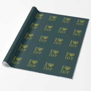 I Liebe IDF - israelische Verteidigungskräfte Geschenkpapier