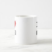 I Liebe IFRS Rechnungslegungsstandards Kaffeetasse (Mittel)