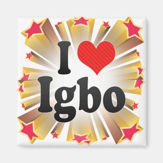 I Liebe Igbo Magnet (Vorne)