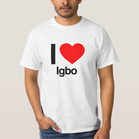 i Liebe igbo T-Shirt (Vorderseite)