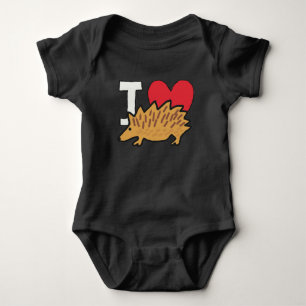 I LIEBE IGEL BABY STRAMPLER