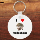 I LIEBE IGEL SCHLÜSSELANHÄNGER (Vorderseite)