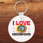 I LIEBE IGEL SCHLÜSSELANHÄNGER (Vorderseite)