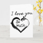 **I LIEBE IHNEN SO VIEL FÜR DEN WEG UND IMMER** LI KARTE (Gelbe Blume)