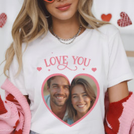 I Liebe Ihr Herz Romantische Foto Frauen T-Shirt