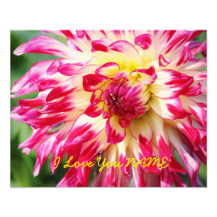 I Liebe Ihr NAME Fotodruck