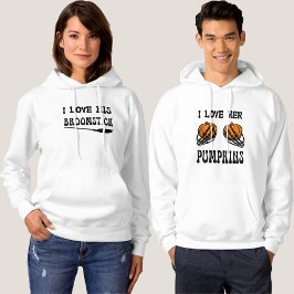 I LIEBE IHR PUMPKINS Funny Halloween Paare Hoodie