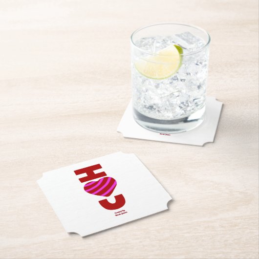 I Liebe Ihr Ticket Paper Untersetzer (Vor Ort)