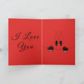 I Liebe Ihre Karte für Sie - Benutzerdefinierte Fa (Innenseite)