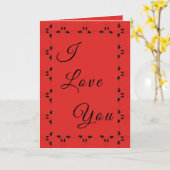 I Liebe Ihre Karte für Sie - Benutzerdefinierte Fa (Gelbe Blume)