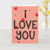 I Liebe Ihrer benutzerdefinierten Karte (Gelbe Blume)