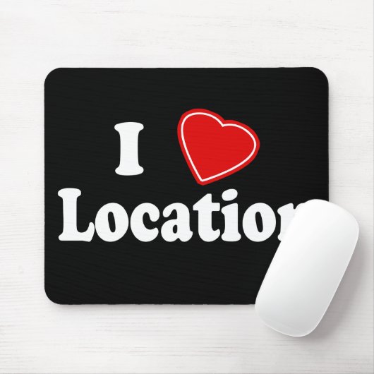 I Liebe II Mousepad (Mit Mouse)