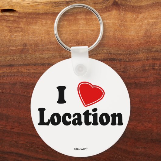 I LIEBE II SCHLÜSSELANHÄNGER (Vorderseite)